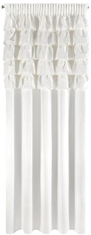 Samtvorhänge Velvet Vorhänge mit Rüschen Gardinen aus Samt Velours Fensterdekoration Ösen Ösenschal Kräuselband Tunnelzug Prachtvoll Glamour Design (Aura weiß, 140x270 cm Kräuselband)