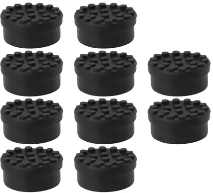 LT Easiyl 10 Pezzi di Gomma per Tastiera E Mouse Cappuccio per Mouse con Nipplo per Laptop TrackPoint Cappuccio in Gomma Nera Compatibile con HP EliteBook 840 850 Folio 9470m (6,5x5 Mm)