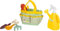 Small Foot Gartentasche mit Gartenwerkzeug „Tiny Garden“, kindgerechtes 6-TLG. Gartenwerkzeug-Set aus Holz und Metall, für Kinder ab 3 Jahren, 12664