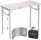 GARLLEN Table pliante pour camping, 3 hauteurs réglables, table de pique-nique pliante légère avec sac de rangement, tables d'extérieur portables en aluminium pour l'extérieur, camping, barbecue, 86,9