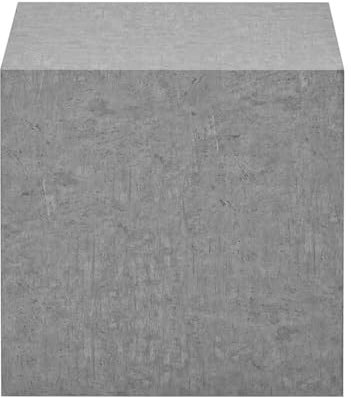 Home Deluxe - Couchtisch Amiri M - Farbe: Grau, Größe: 50 x 50 cm, MDF Platte, bereits fertig montiert I Wohnzimmertisch Beistelltisch Sofatisch