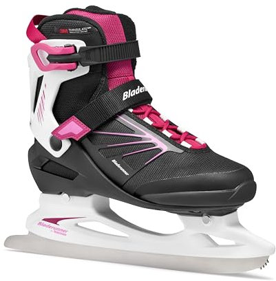 Bladerunner Igniter XT Ice W Allround-Schlittschuh für Freizeitläufer, Damen, Schwarz/Fuchsia, 42.5