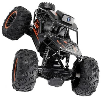 QUXVUIS Coche de Control Remoto para el hogar, Escuela, vehículo RC, Oruga de Velocidad rápida con cámara, Juguete automotriz, Juguete, Regalo de cumpleaños