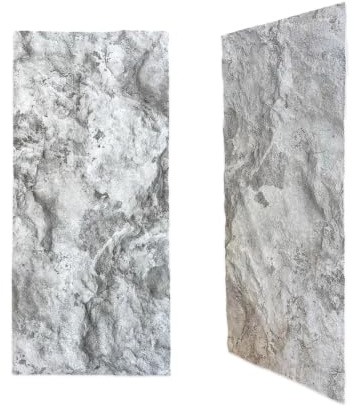 Deconil EPS 3D Wandpaneel Steinoptik – 50x120 cm – Leicht, DIY Montage, Wärme- & Schalldämmung – Innen Wandverkleidung für Wohnzimmer, Schlafzimmer & Gewerbe (PNL-211, 2 Stück)