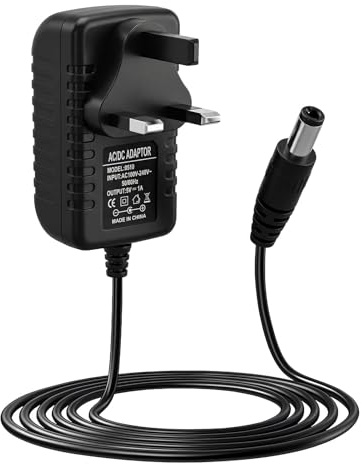 5V 1A Power Supply Adapter AC to DC, 5W Charger 5.5mm x 2.5mm Plug, AC 100-240V 50 60Hz to DC Converter Switching Adapter for LED Strip Lights CCTV Security Cameras Routers Speakers, 1M Cable