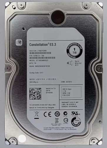 Für Seagate ST1000NM0023 1TB Kabel SAS Constellation 867462-001 695507-005 9ZM273-036 9ZM273-150 507618-002 MB1000FCWDE ES hp 3 7.. 2K 3.5 Festplatte 6G 7.2K LFF HDD SAS Serial Attached SCSI