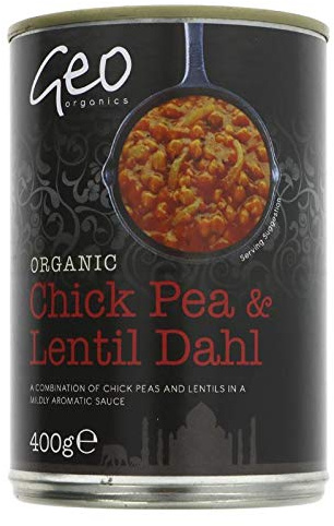 Geo Organics Organic Chickpea & Lentil Dahl x 2 (Pack of 2)