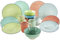 Mediterran Kombiservice 20 teilig Steingut CreaTable