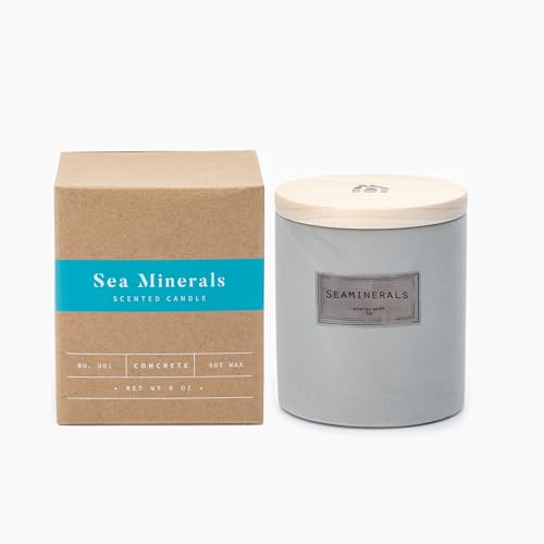Concrete Candle Duftkerze Seaminerals: Duft: Meeressalze