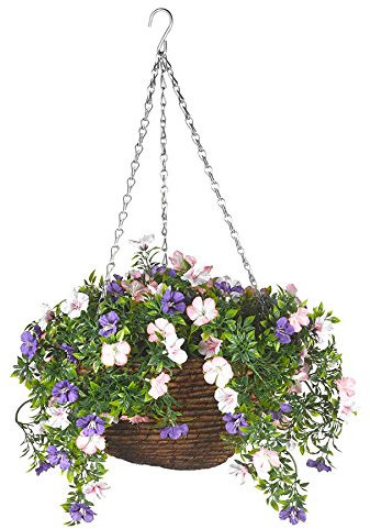 Smart Garden Artificial Petunia Hanging Basket - 30cm