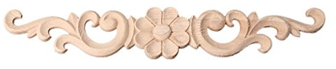 Haorw Holz Ornament Blumen Schnitzerei Verzierung Schrank Möbel Ecke