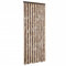 vidaXL Moustiquaire Rideau d'Insectes de Porte Rideau Contre Mouches Caravane Extérieur Maison Mobile Beige et Marron Clair 56x200 cm Chenille