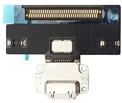 T Phael Cargador Dock Conector Reemplazo Compatible con iPad Pro 10.5 pulgadas A1701 A1709 A1852 2017 10.5 pulgadas Puerto de carga Asamblea Flex Cable (Blanco)