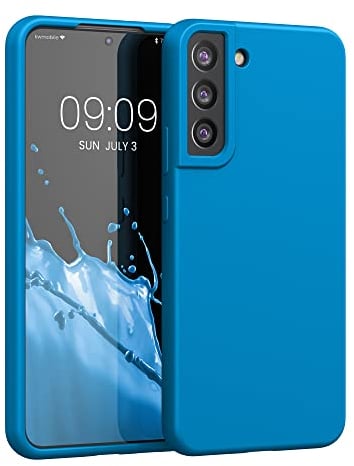 kwmobile Cover per Samsung Galaxy S22 Plus Custodia - Back Case per Smartphone in Silicone TPU - Protezione Gommata - blu indaco