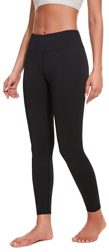 Leovqn Damen Sport Leggings Blickdicht Dehnbar Sporthose Hohe Taille Yoga Leggings für Trainieren Laufen Matt Schwarz XXL