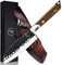 Kochmesser Profi Messer FANTECK Sushi Messer, Handgemacht Geschmiedet Santokumesser Carbon Edelstahl Scharfe Messerklinge 13cm Santoku Küchenmesser mit Ergonomischer Griff