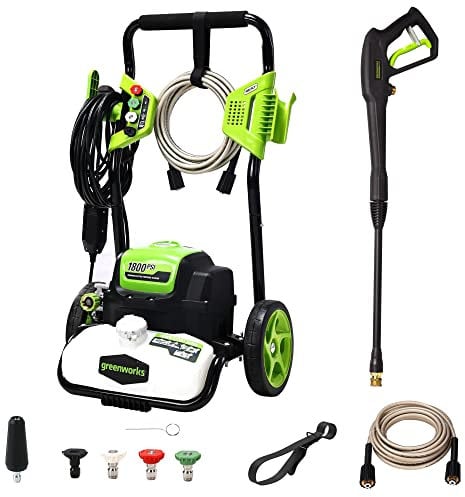 Greenworks 1800 PSI 1.2 GPM Pressure Washer (Open Frame) PWMA Certified