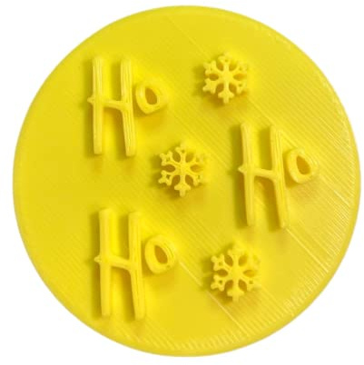 The Cookie Cutter Hub Ho Stempel für Cupcakes Fondant Zuckerguss Ton Kuchen Backen Dekoration