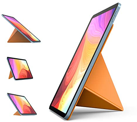 NOVOO Faltbarer und verstellbarer Tablet-Ständer kompatibel mit 10 Zoll und höher iPad Pro 10,2 Zoll, 11 Zoll / 12,9 Zoll, MatePad 10,1 Zoll / 11 Zoll, Galaxy Tab und Surface Go, Design inspiriert von