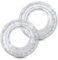 2 Pièces Bouee Piscine, Paillettes Transparentes Flottantes pour Piscine, Flotteurs De Piscine Gonflables Durables, Jouets de Piscinepour Adultes et Enfants