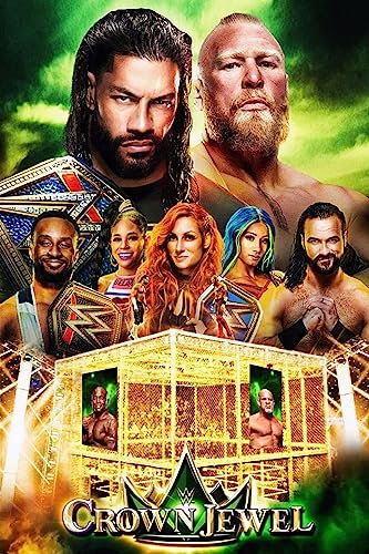 WWE SUPERSTAR (Crown Jewel) Mehrfarbiges Poster (30,5 x 45,7 cm, ungerahmt)