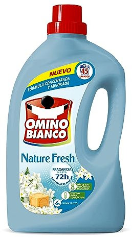 Omino Bianco Detergente Líquido Nature Fresh 45 Dosis, 1800ml