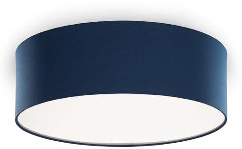 youngDECO® Deckenlampe Rund Ø45cm, Deckenleuchte 4xE27, Stofflampenschirm, Lampe für Schlafzimmer, Wohnzimmer, Kinderzimmer und Küche, Hergestellt in der EU