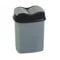 OMS home store Plastic Kitchen Bathroom Toilet Rubbish Bin Dustbin Swing Lids Bins (Grey, 25L)