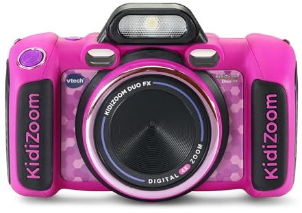 VTech KidiZoom Duo Camera FX Appareil photo numérique double pour enfants, rose