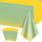 4Pcs Salbei Grün Tischdecken, rechteckige Grün und Gold Party Dekorationen Tischdecken, Grün Gold Polka Dot Tischdecken für Hochzeit Urlaub Woodland Salbei Grün Baby Dusche Dekorationen