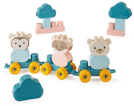 ECOIFFIER - Valisette BB Abrick - Jeu eveil - Jeu 1er âge - Jeu de Construction - A partir de 18 Mois - 7923 - Fabriqué en France