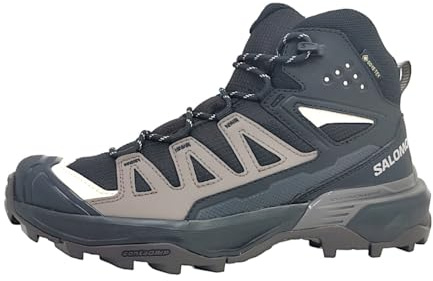 Salomon X Ultra 360 Mid Gore-Tex Damen, Black/Plum Kitten/Shale, 36 2/3