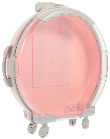 MOLUCKFU Für Spielzeug Kinderkoffer Zum Draufsitzen Koffer Für Kinder Auto Spielzeug Kinder Spielzeug Spielzeuge Kosmetik Koffer Kleinkind Spielzeug Kofferrollen Rosa Abs