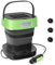 FOOCO LB05 Nettoyeur haute pression sans fil avec réservoir d'eau pliable de 10 litres, enrouleur de tuyau automatique et système de verrouillage à toute longueur, nettoyeur haute pression portable