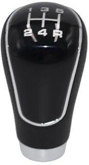 SCHALTKNAUF KNOPF Für Nissan Für Pathfinder Für Terrano D22 Für NV200 Für Sunny Für Almera N16 MT Manueller Schaltknaufhebel Gaitor Boot Cover Schaltmanschette(5 Speed Black)