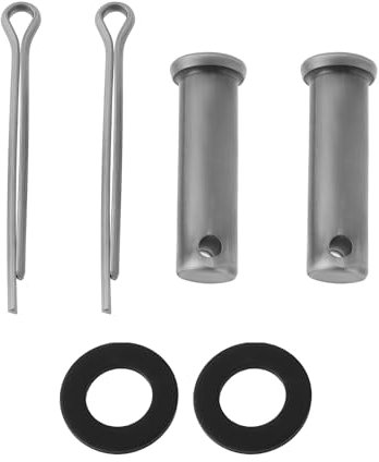 eMagTech 2 Set 11x40mm Split Pins with Clip and Washer Compatible with Nostalgia Type 75 Hand Pump