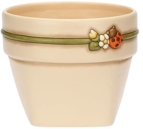 Thun - Mittelgroßer Cachepot - Keramik - Country Bloom Kollektion - 26,2 x 25,5 x 20,8 cm
