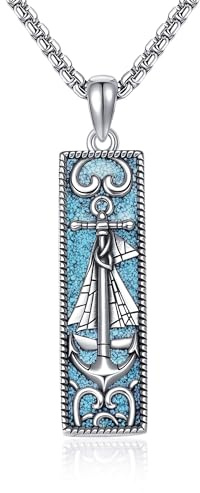 YAFEINI Türkis Libellen/Kolibri/Lebensbaum/Buch/Sonnenblumen/Anker/Schmetterling/Katzen Kette Sterling Silber Opal Libellen Anhänger Schmuck Damen Und Herren