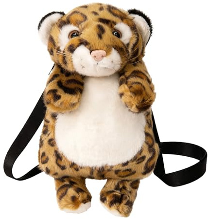 FakeFace Süße Kinder Schultertasche mit Reißverschluss kleine Umhängetaschen Mädchen Kleinkind Handtasche flauschige Plüschtier-Rucksack Geldtasche Geldbörse für Schlüssel, Karten, Telefone