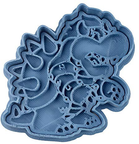Cuticuter Bowser Mario Cortador de Galletas, Plástico, Azul