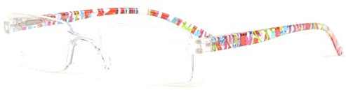 Proloupe Herren Brillengestell Orange Dioptrie 3,5