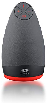 OTOUCH Chiven2 Masturbator - Sex Spielzeug für die Männer mit Wärmefunktion - Masturbieren für Männer mit 6 Vibrationsmodi - Orale Stimulation, Wasserdicht und Aufladbar - Schwarz/Rot