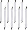 Beedsooth 8 Stück Bettlakenspanner verstellbar(60-200cm), Elastische betttuchspanner, Spanner für Bettlaken, Lakenspanner mit Metallklammern für Bettlaken, Bügelbrett, Matratze oder Sofa, Weiß