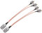 TUOLNK UHF Splitter Cable PL259 SO239 Female to Dual SO239 Male Y Type Extension Cable 8inch (20cm) RG316 V Shaped Combiner Pigtail RF Coax Cable For HAM CB Radio Antenna Load 2 Pack