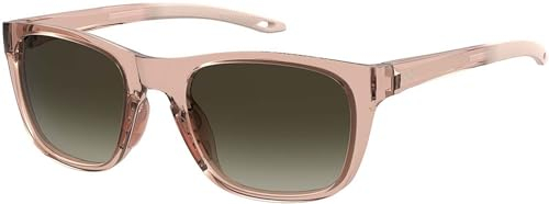 Under Armour Unisex Ua 0013/g/s Sunglasses, 3DV/HA Crystal PINK, 55