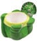 Crockery Critters Egg Cup from Deluxebase – Triceratops Ceramic Egg Holder, Cute Animal Shaped Boiled Egg Cups for Kids and Adults. Fun Novelty Gifts, Kitchen Decor and Tableware.