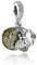MITSOKU Tanz mit dem Biest Charm 925 Sterling Silber Frauen Armband Halskette Weihnachten Anhänger Valentinstag Muttertag Mädchen Geschenk