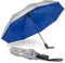NINEMAX UV Protección Paraguas Plegable Automatico,Paraguas Antiviento con Filtro Solar UPF50+ para Hombre Mujer(Azul)