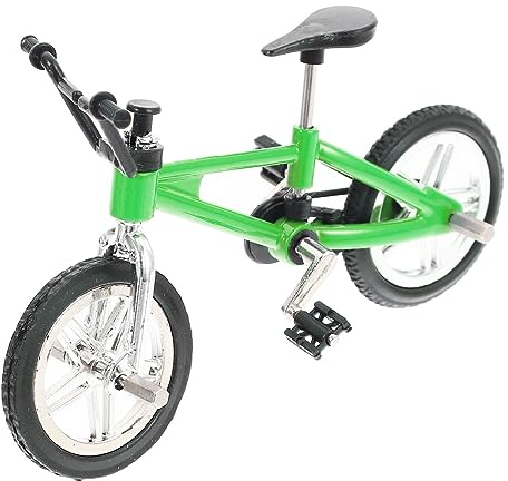 TOYANDONA Miniatur Fahrrad Modell Für Puppenhaus Deko Zubehör Für Mikrolandschaften Realistische Dekoration Als Fotorequisite Für Kreative Szenen