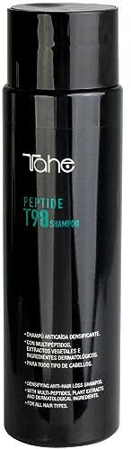Tahe Peptide T98 Verdichtendes Anti-Haarausfall-Shampoo mit Multipeptiden und Pflanzenextrakten, das das Haar stärkt und nährt (300 ml)